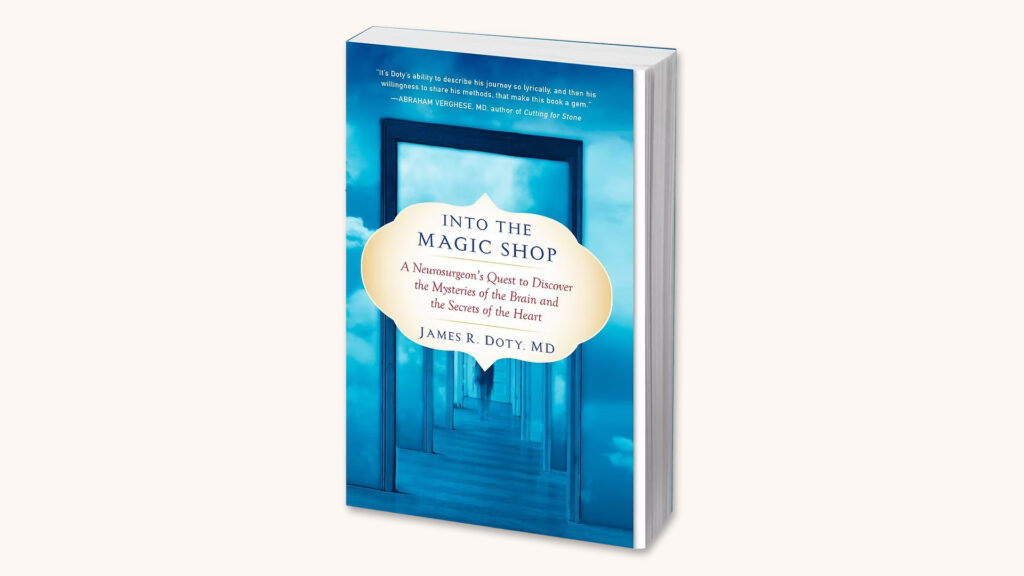 book cover: into the magic shop